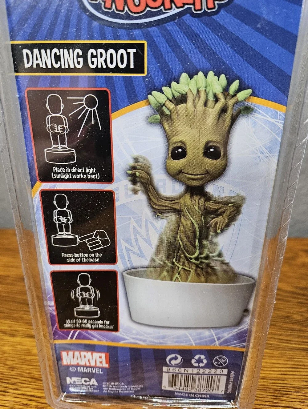 Marvel Groot Body Knocker Bobble Head Toy NEKA Guardians of The Galaxy Toys - Picture 5 of 7